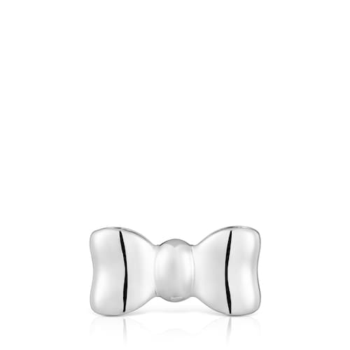 25 mm silver bow Pendant TOUS Ribbon