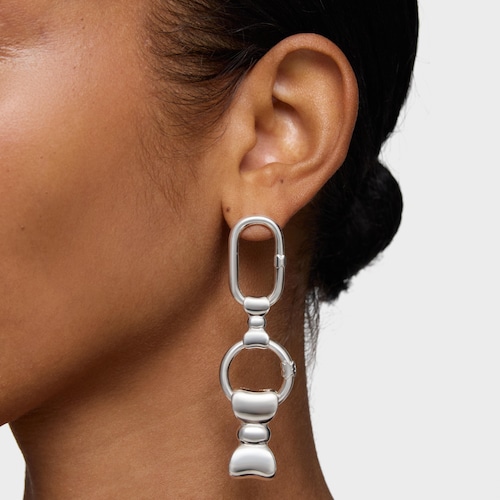 Colgante lazo de plata 25 mm TOUS Ribbon