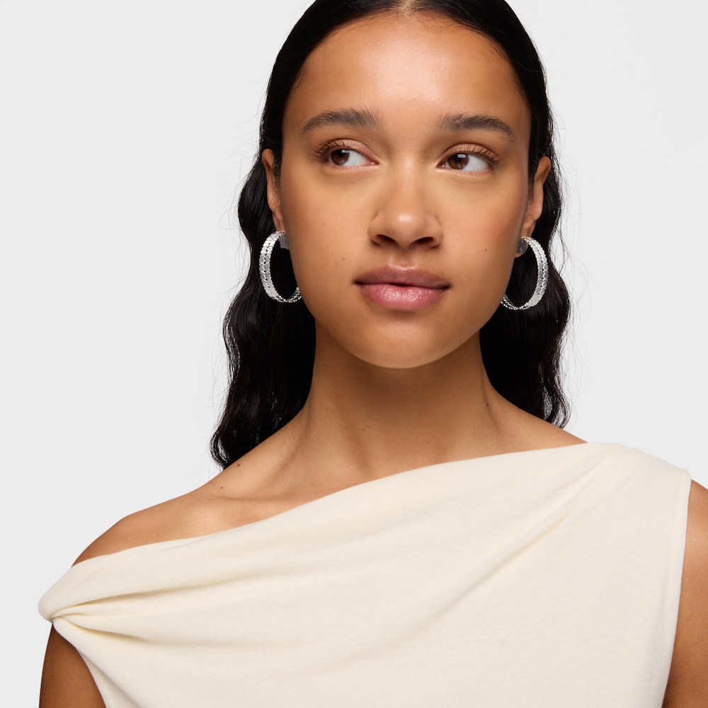 45 mm silver Hoop earrings TOUS Sweet 40s