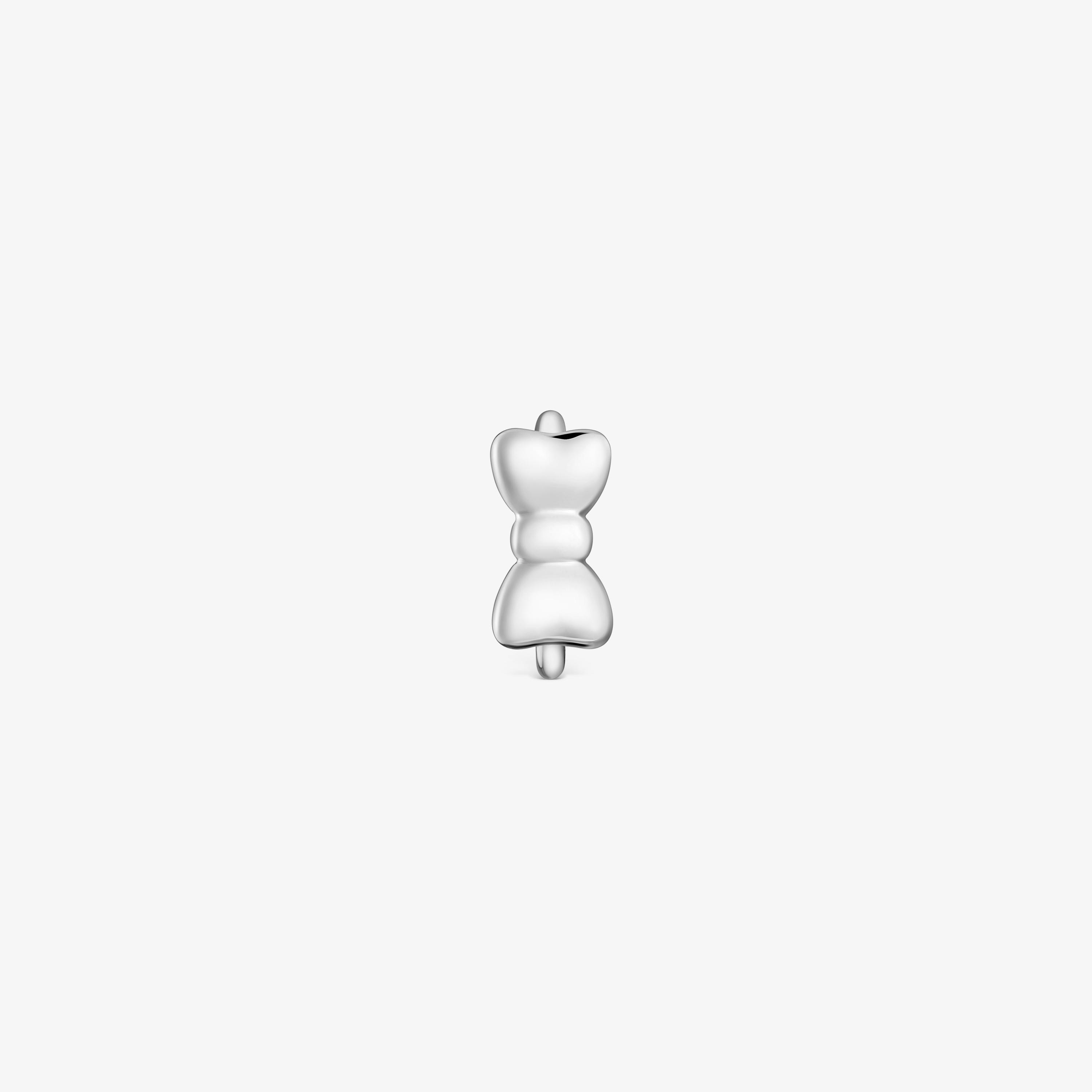Silver bow Earcuff TOUS Ribbon