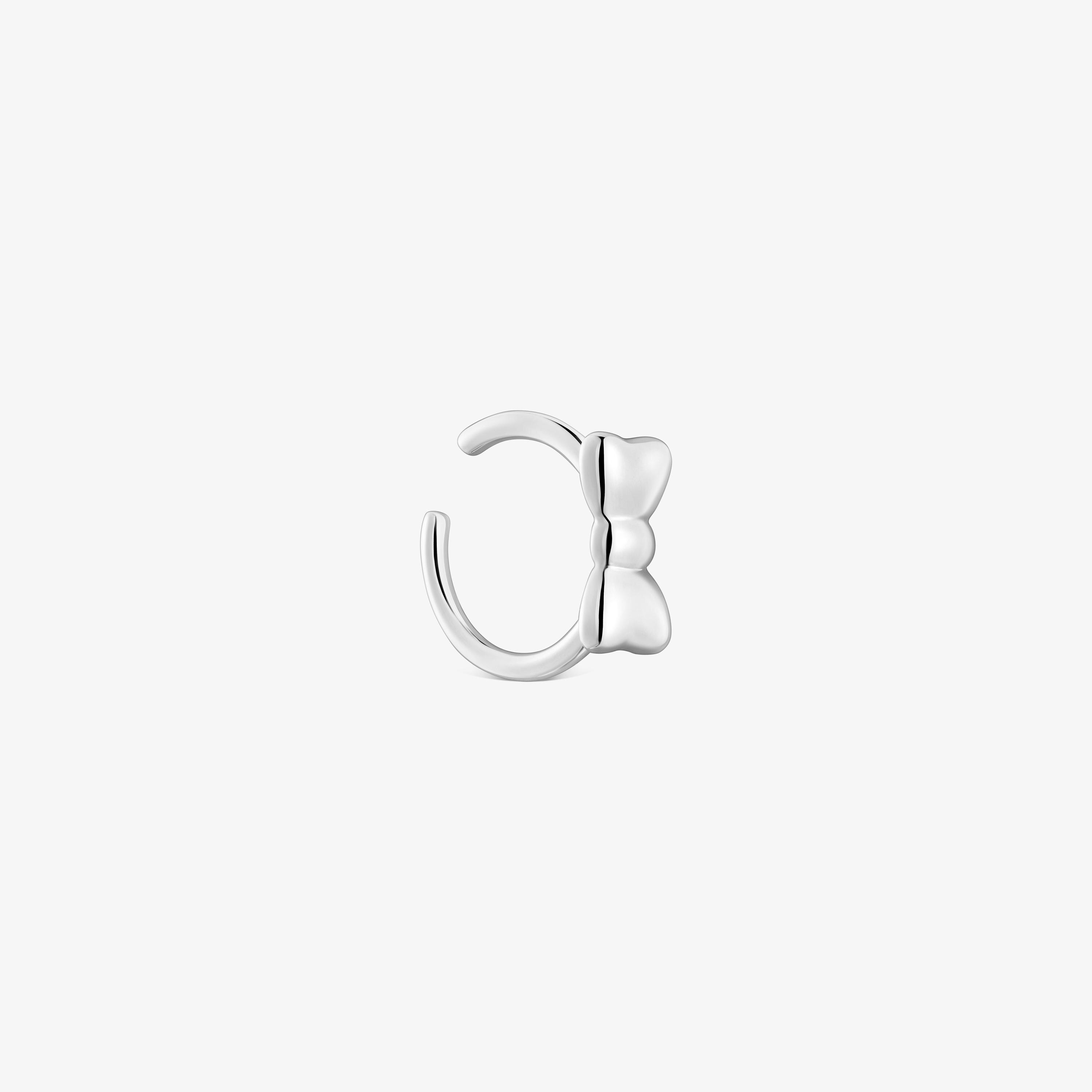 Silver bow Earcuff TOUS Ribbon