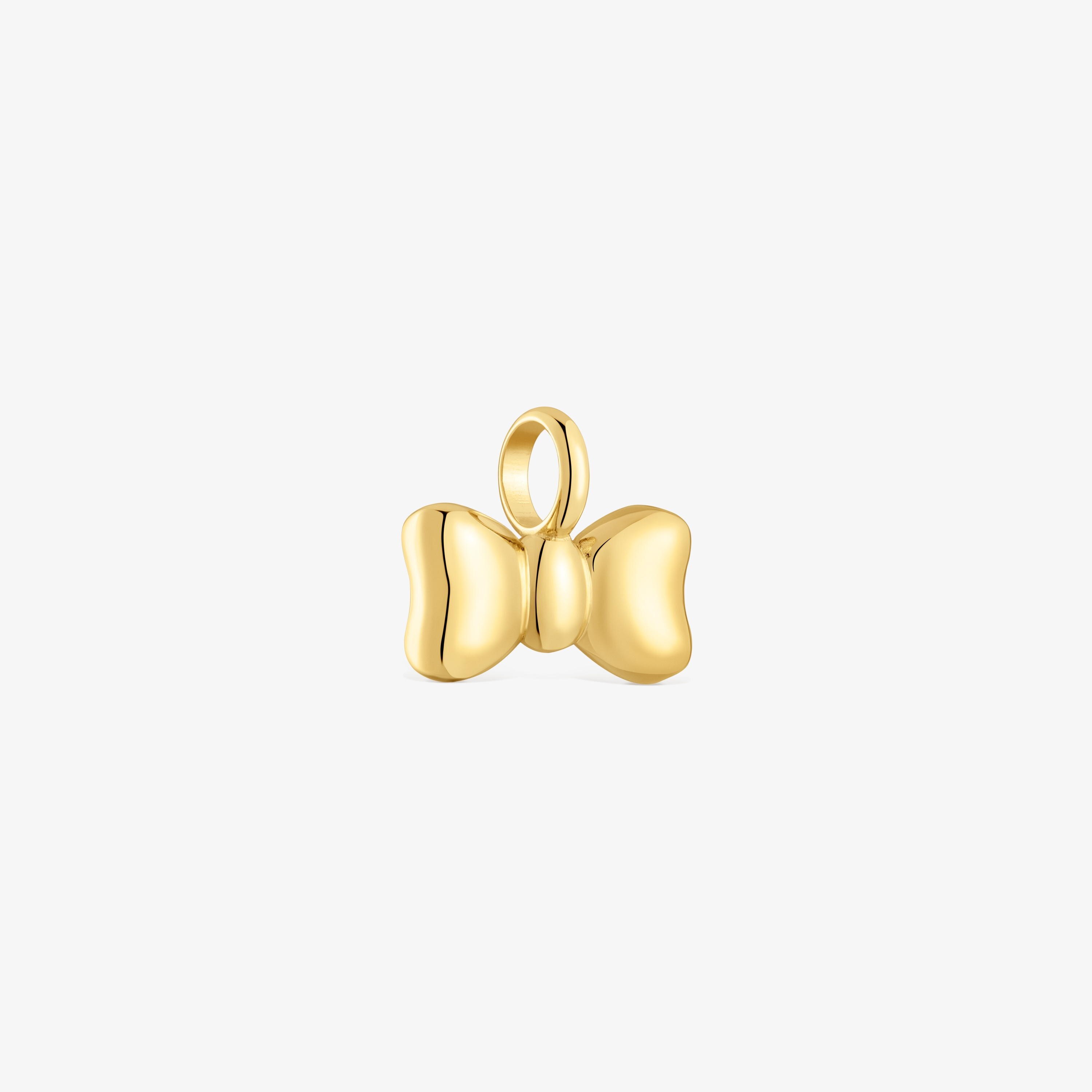 15 mm bow ring Pendant with 18K gold vermeil TOUS Ribbon