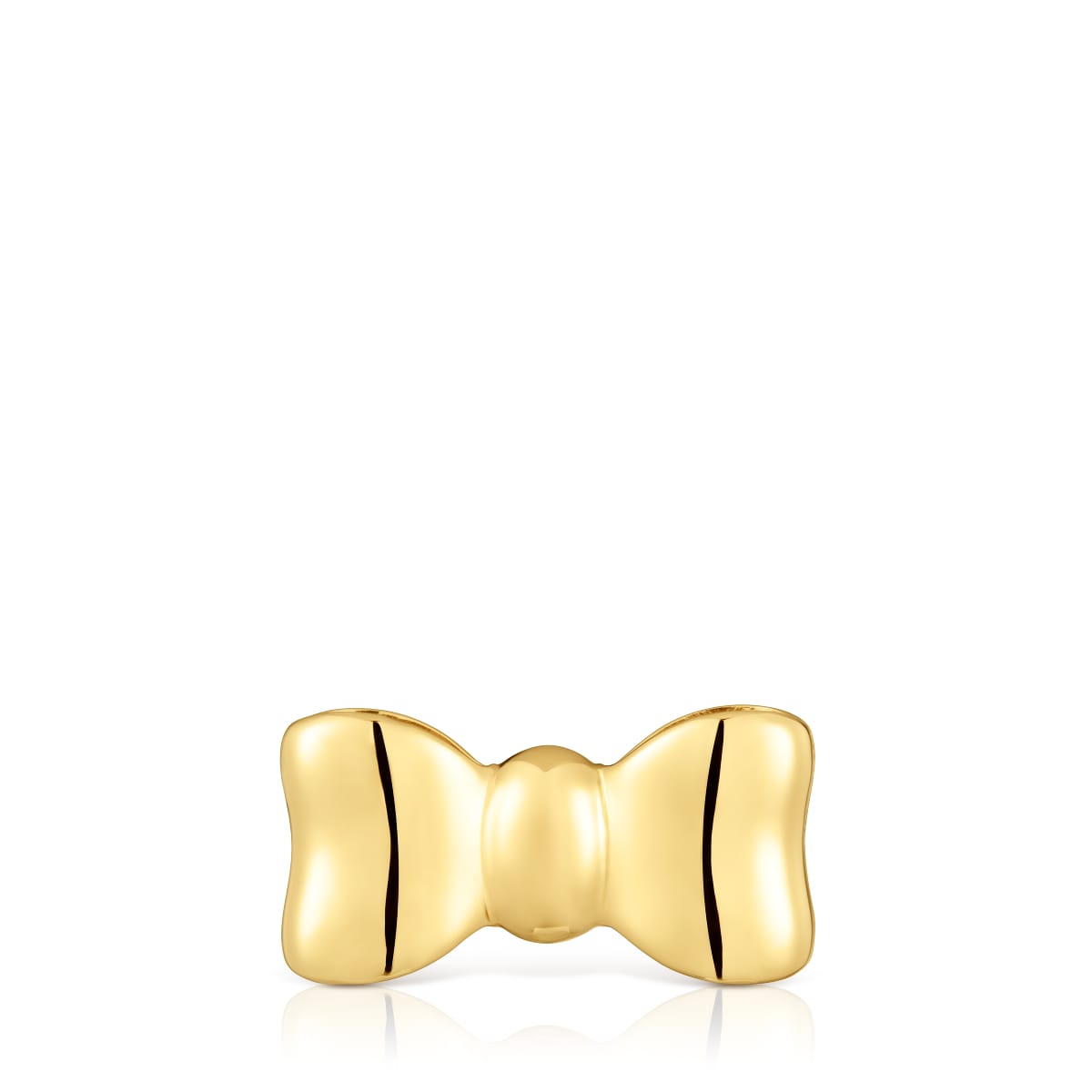 Tous - Colgante Lazo Con Baño De Oro De 18 Kt Sobre Plata 25 Mm Tous Ribbon - Dorado