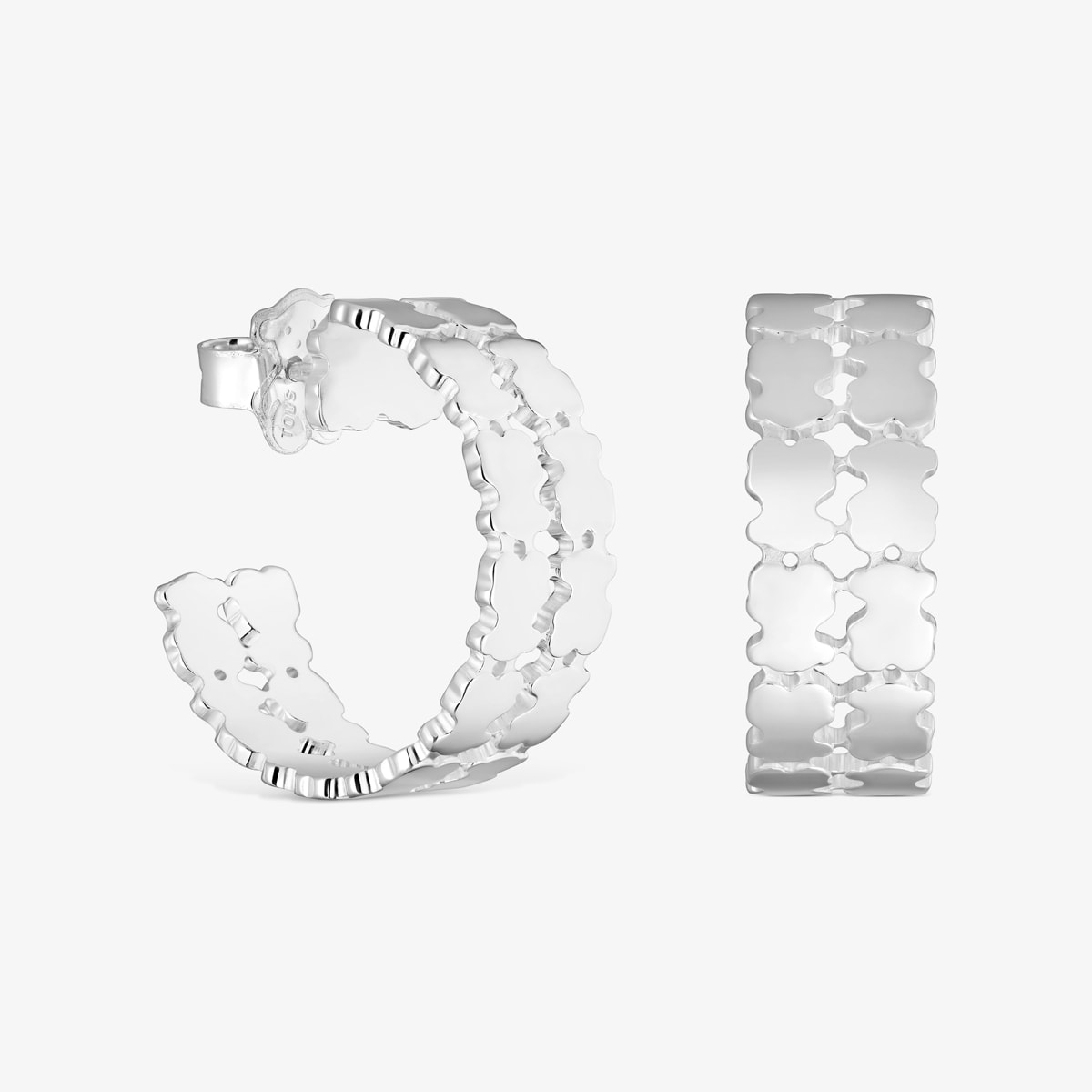 Tous - Pendientes Aro De Plata 22 Mm Tous Sweet 40S - Plateado