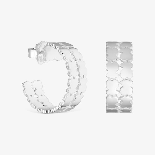 Kolczyki obręcze TOUS Sweet 40s ze srebra 22&nbsp;mm