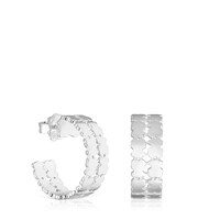 Pendientes aro de plata 22 mm TOUS Sweet 40s