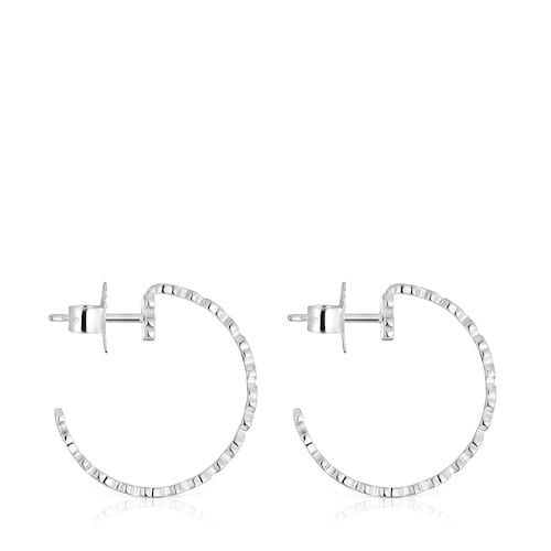 Pendientes aro de plata 22 mm TOUS Sweet 40s