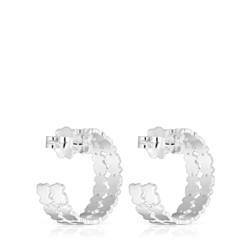 Pendientes aro de plata 22 mm TOUS Sweet 40s