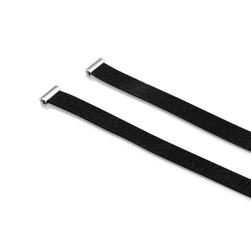 Suedette Choker with 25 mm silver bow TOUS Ribbon