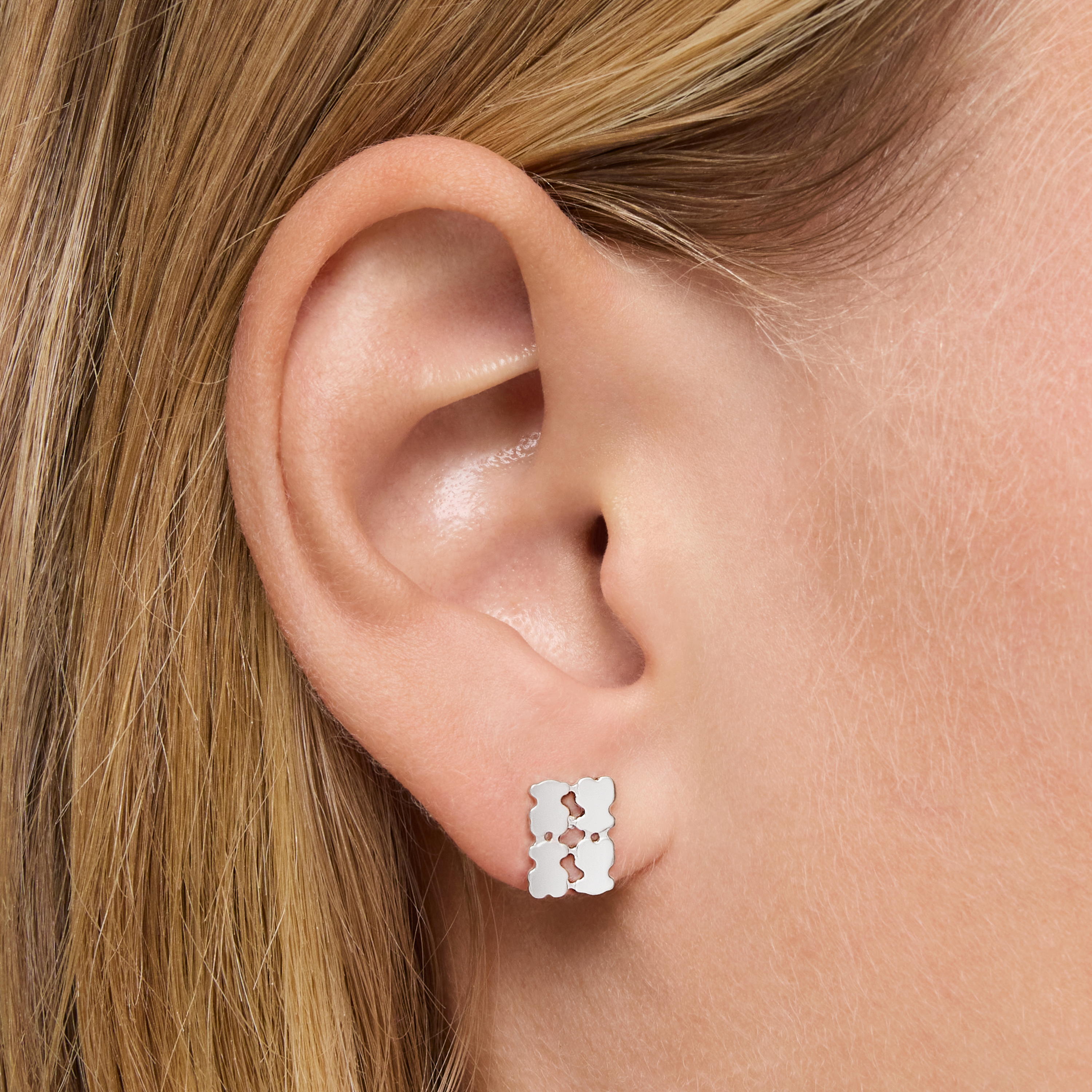 Silver Earrings TOUS Sweet 40s