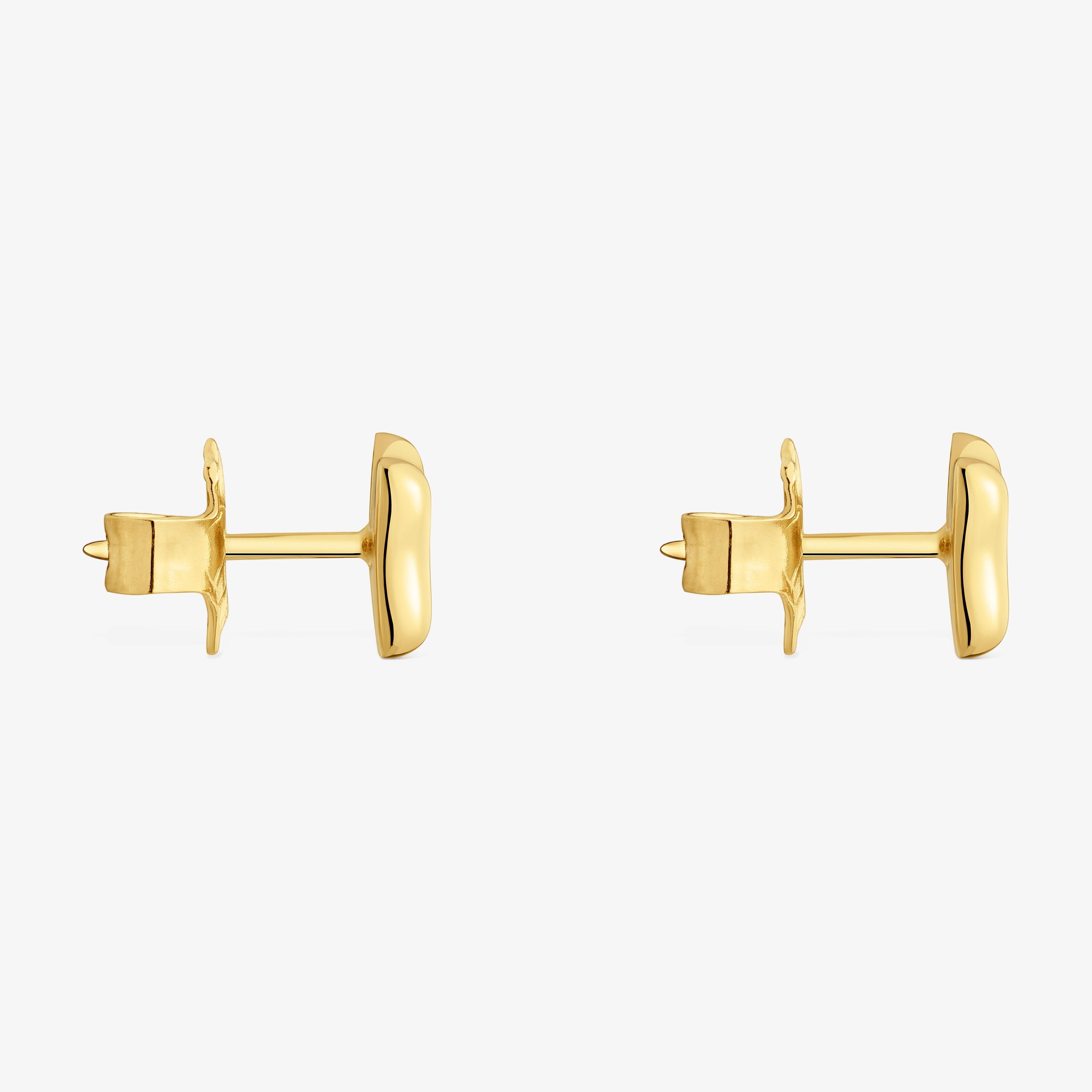 Bow earrings with 18K gold vermeil TOUS Ribbon
