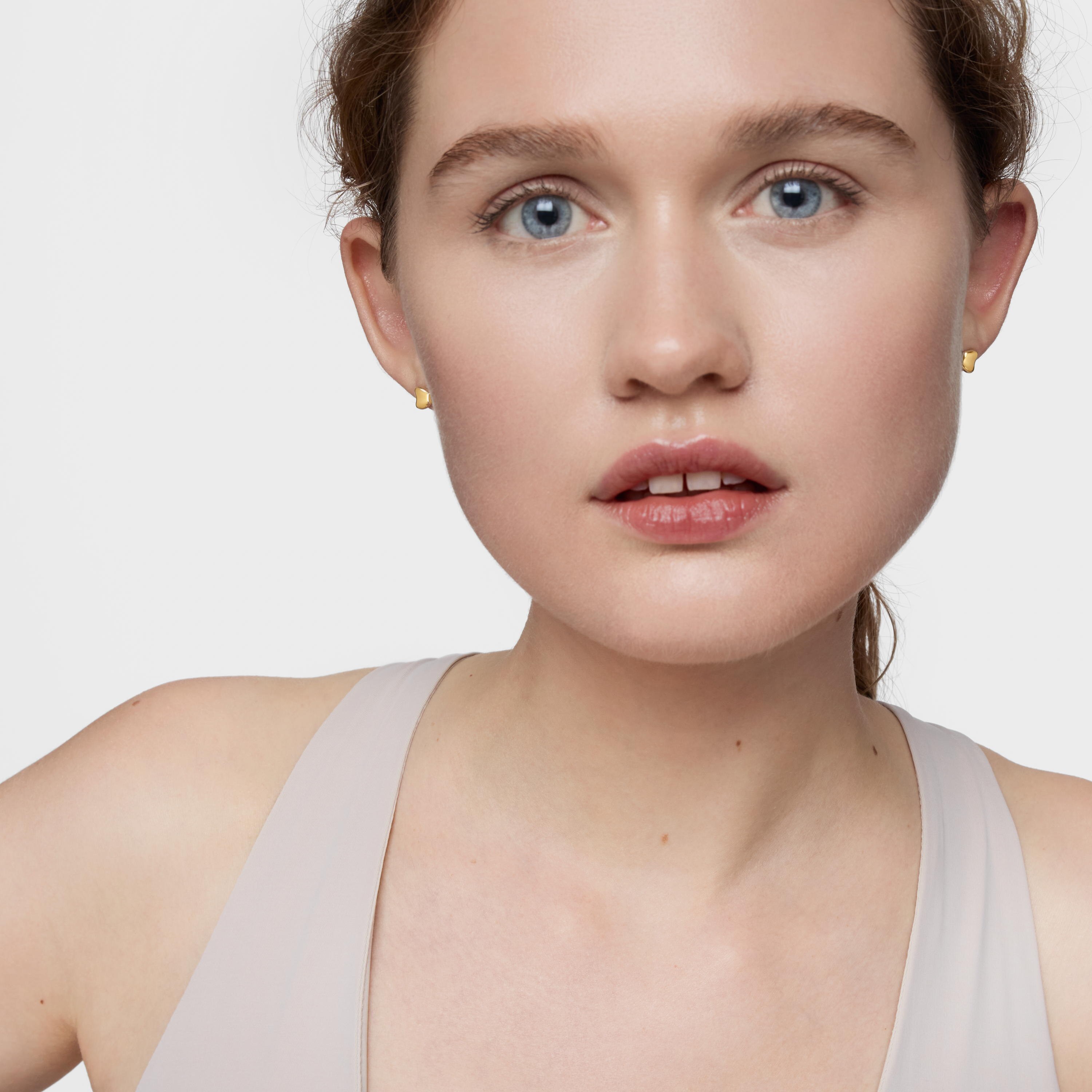 Bow earrings with 18K gold vermeil TOUS Ribbon