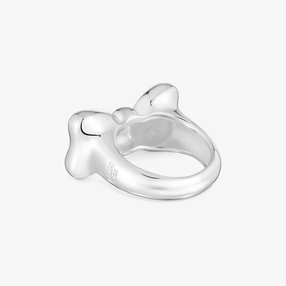 Srebrny Pierścionek z kokardą TOUS Ribbon