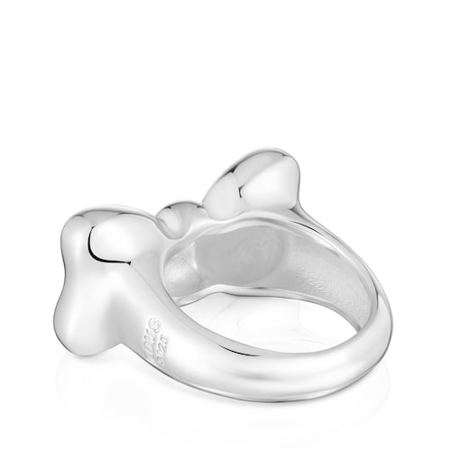 Silver bow Ring TOUS Ribbon