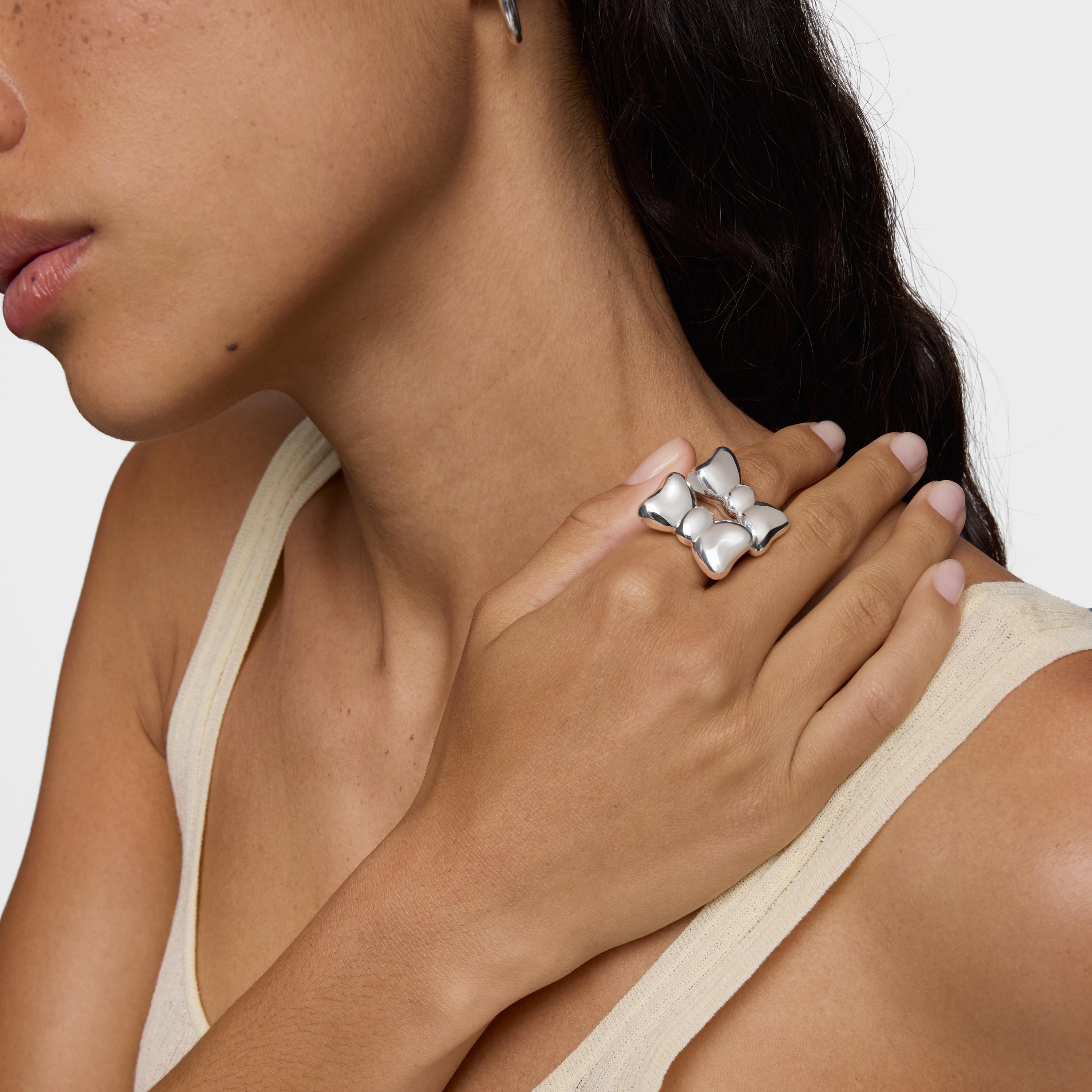 Silver bow Ring TOUS Ribbon