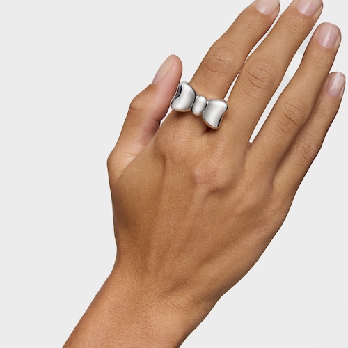 Silver bow Ring TOUS Ribbon