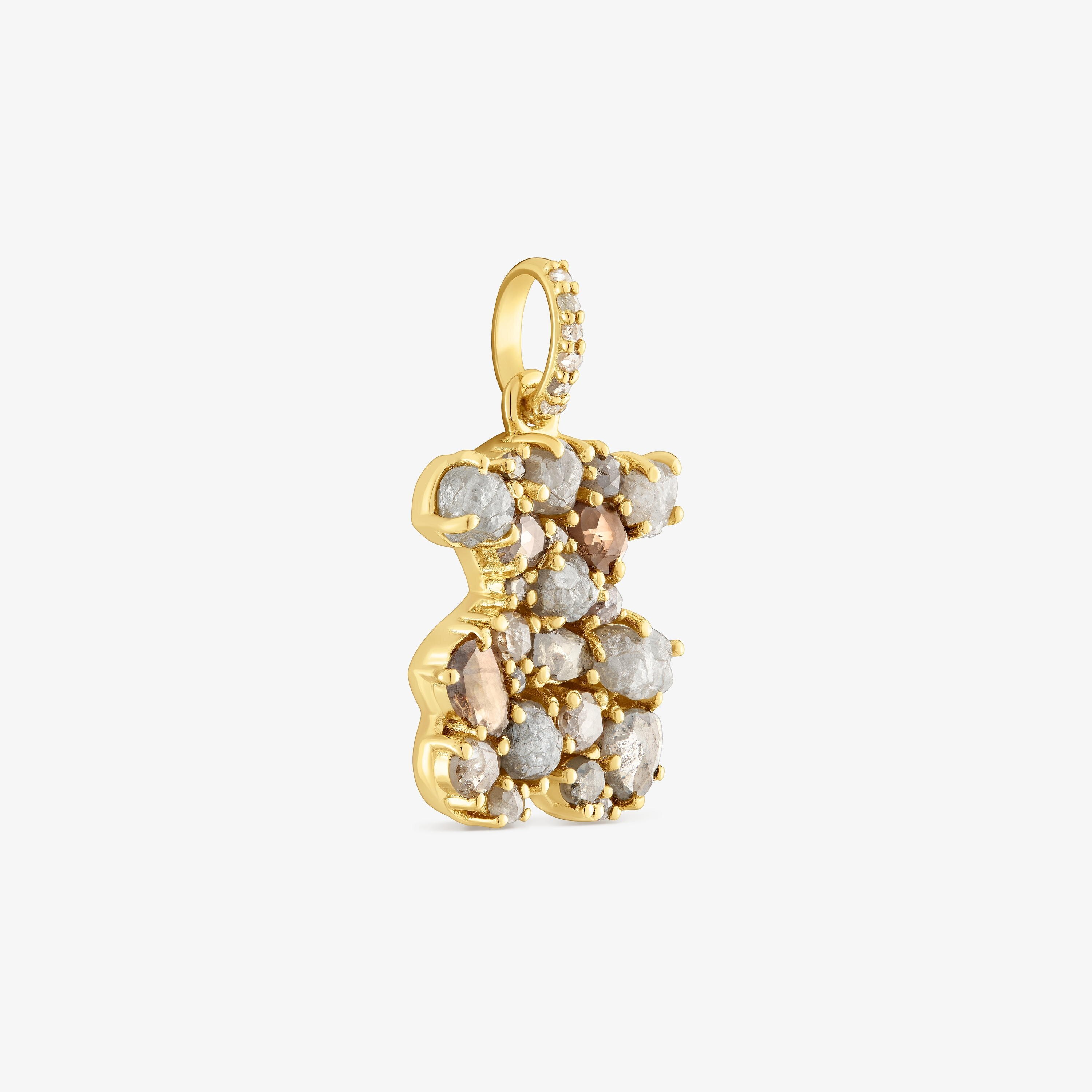 Bear Pendant with 18K gold vermeil and diamonds TOUS Sweet 40s