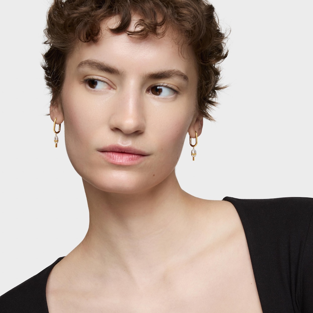 Short two-tone Hoop earrings TOUS MANIFESTO
