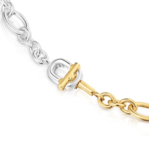 Collar cadena grande bicolor TOUS MANIFESTO