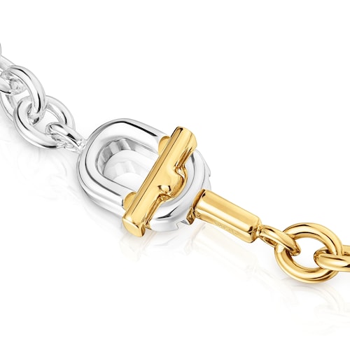 Collar cadena grande bicolor TOUS MANIFESTO