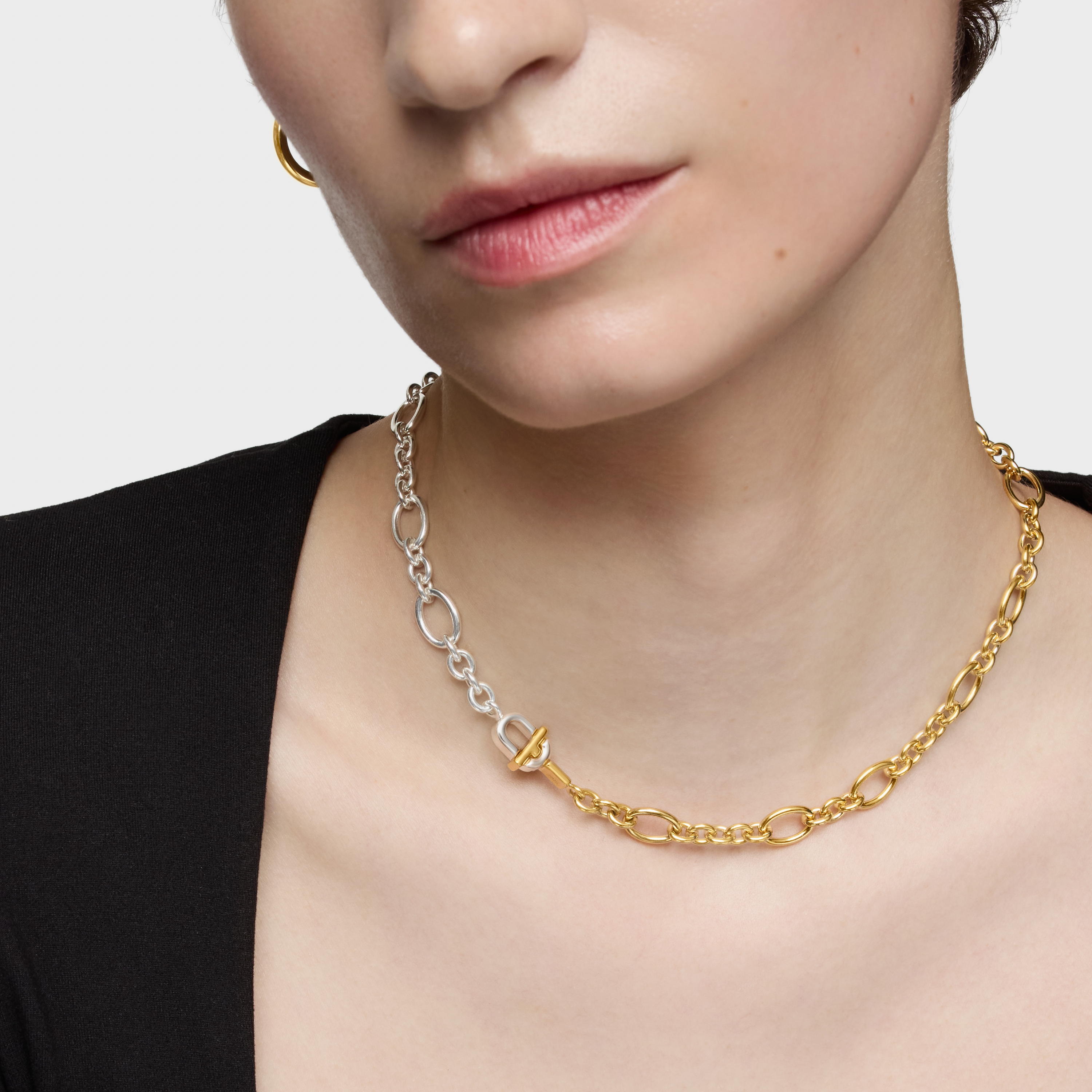 two-tone chain Necklace TOUS MANIFESTO
