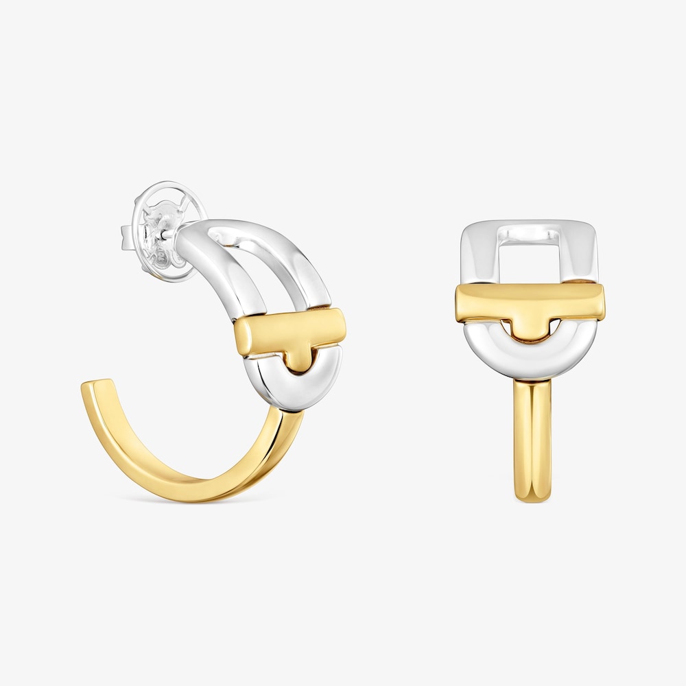 Two-tone Hoop earrings TOUS MANIFESTO