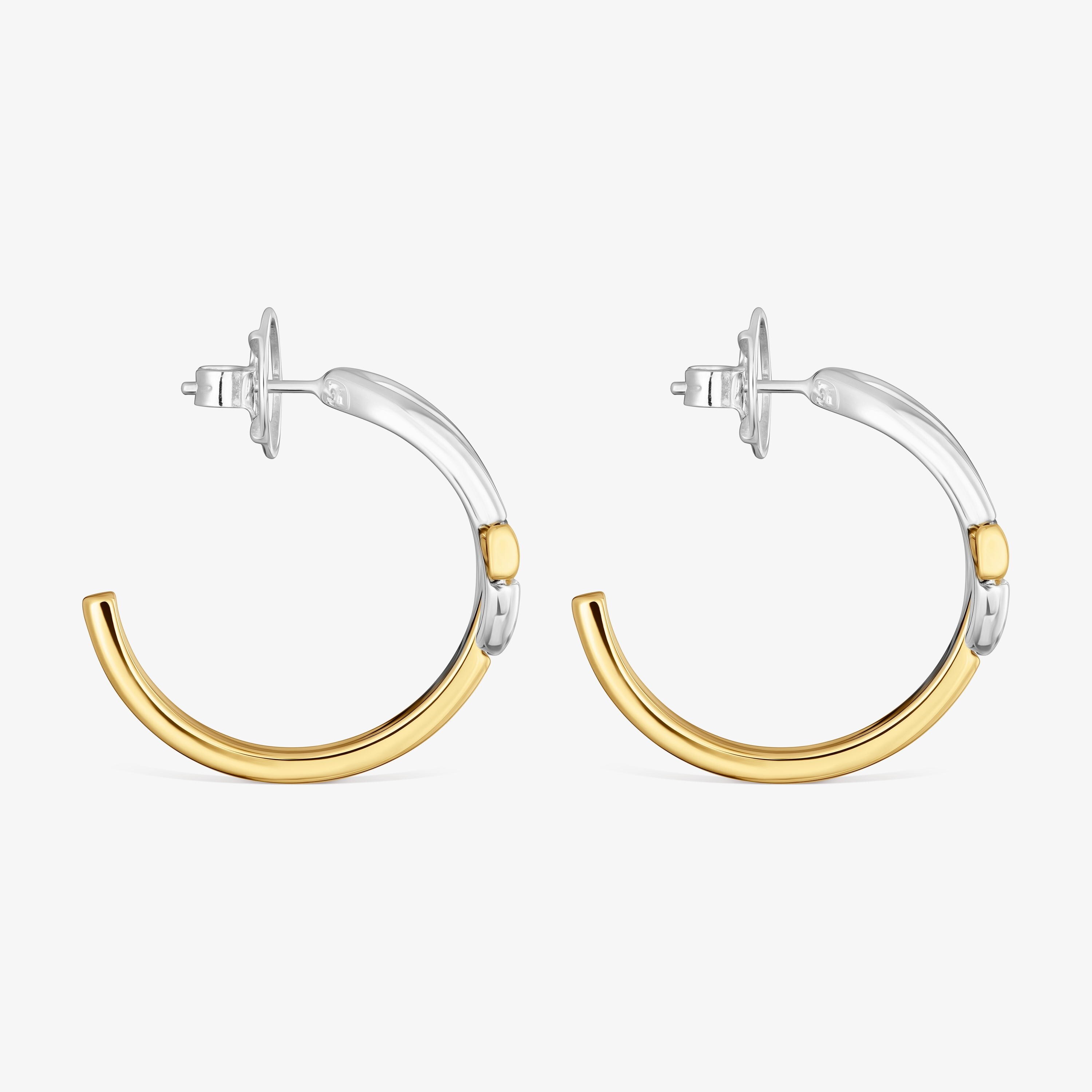 Two-tone Hoop earrings TOUS MANIFESTO