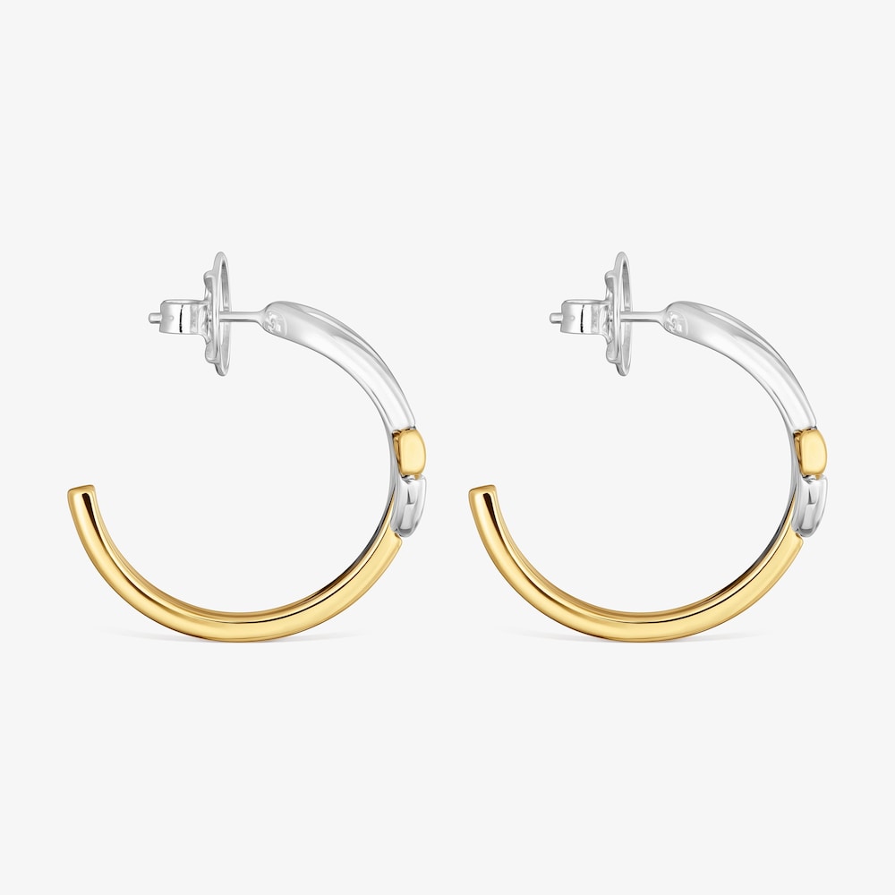Two-tone Hoop earrings TOUS MANIFESTO