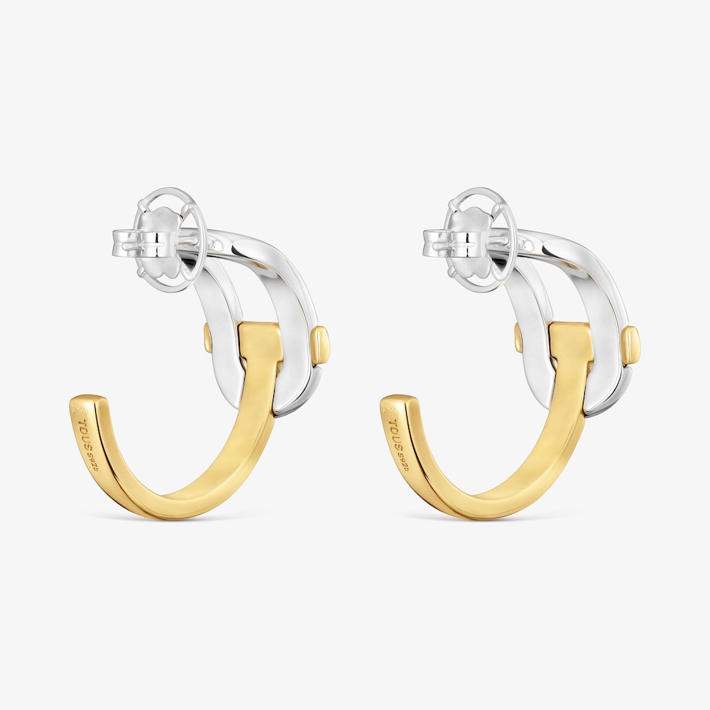 Two-tone Hoop earrings TOUS MANIFESTO