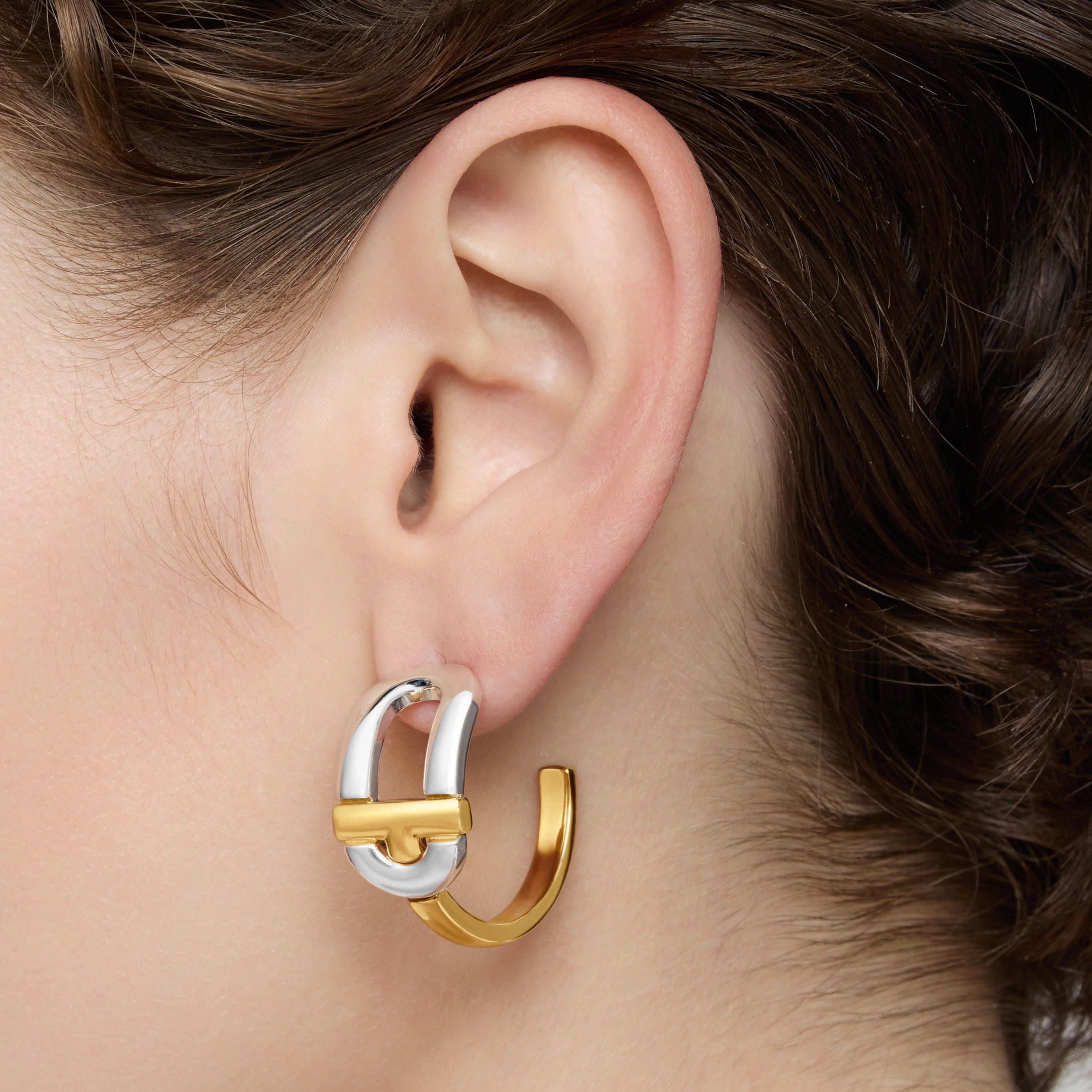 Two-tone Hoop earrings TOUS MANIFESTO