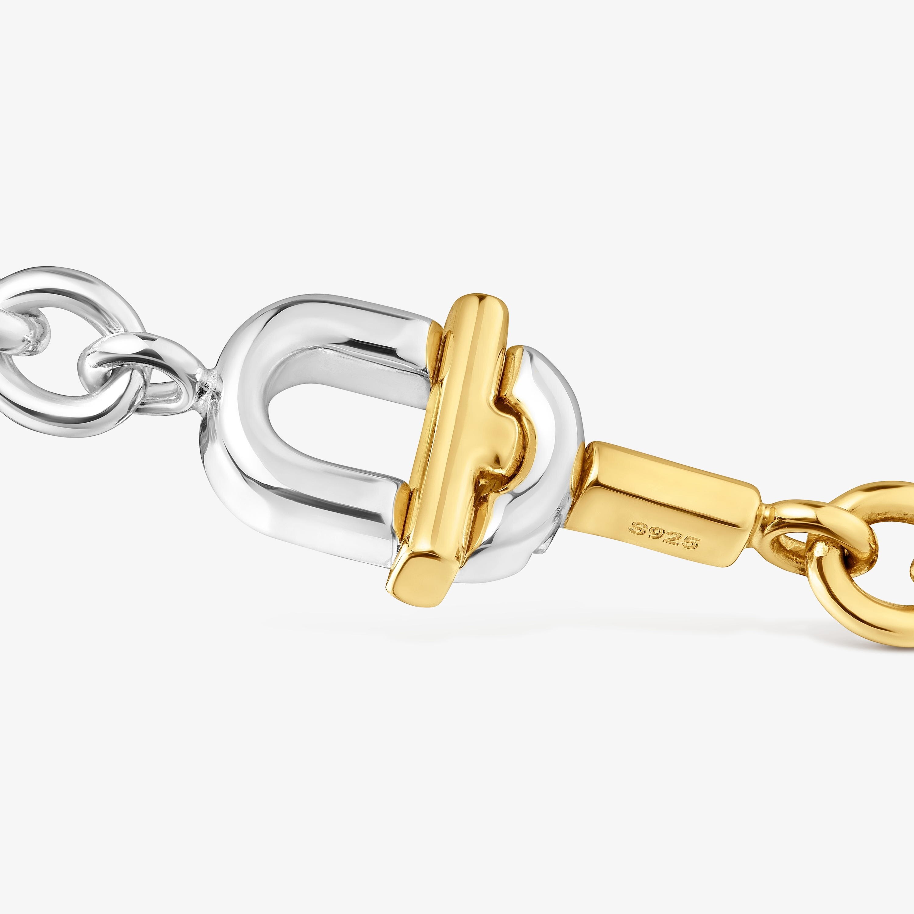 Large two-tone chain Bracelet TOUS MANIFESTO