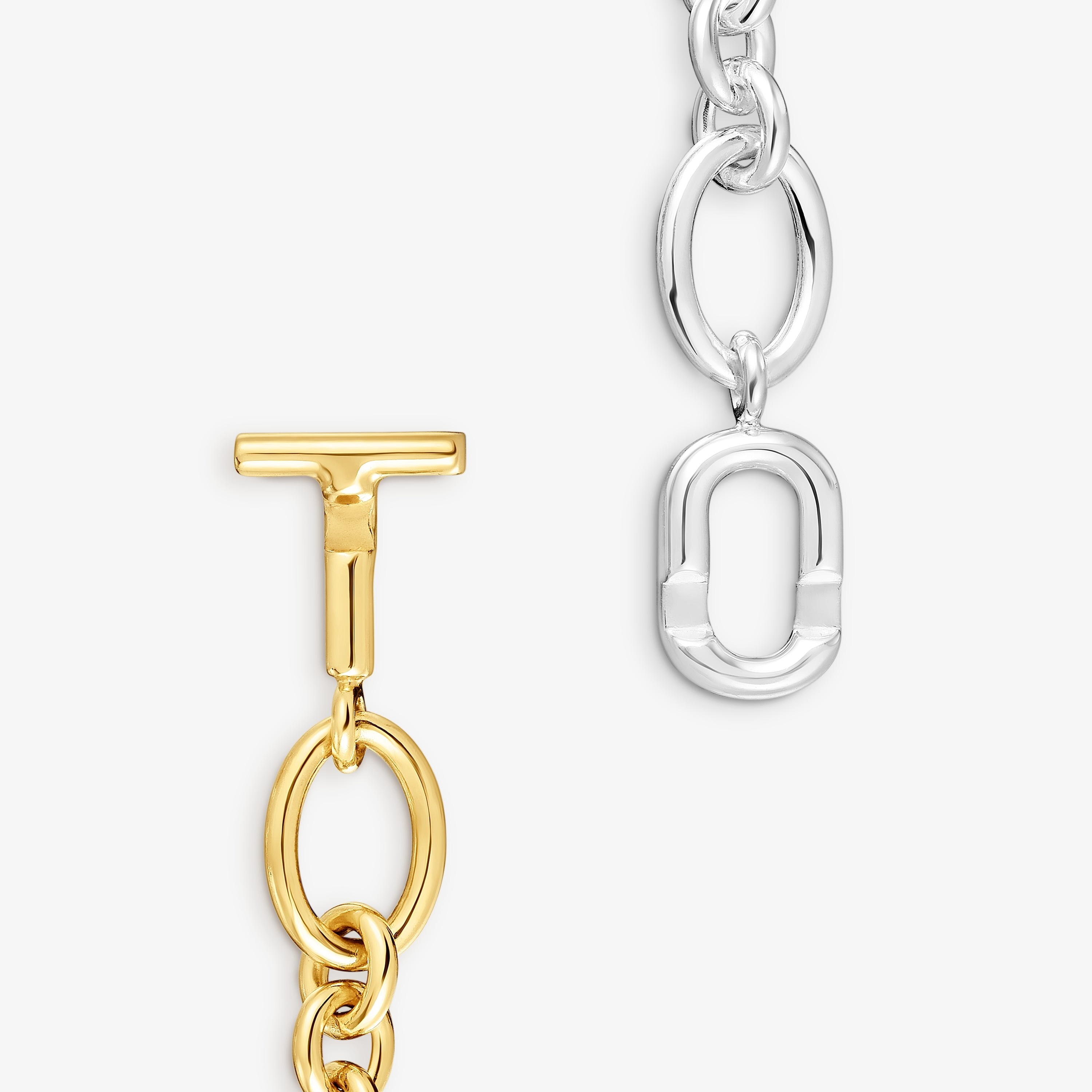 Large two-tone chain Bracelet TOUS MANIFESTO