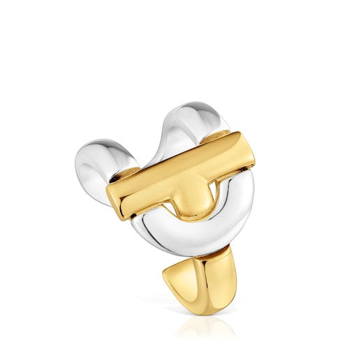 Anillo bicolor TOUS MANIFESTO