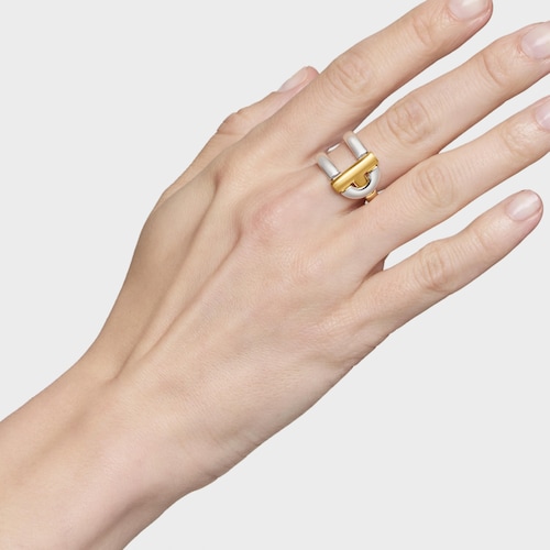 Anillo bicolor TOUS MANIFESTO