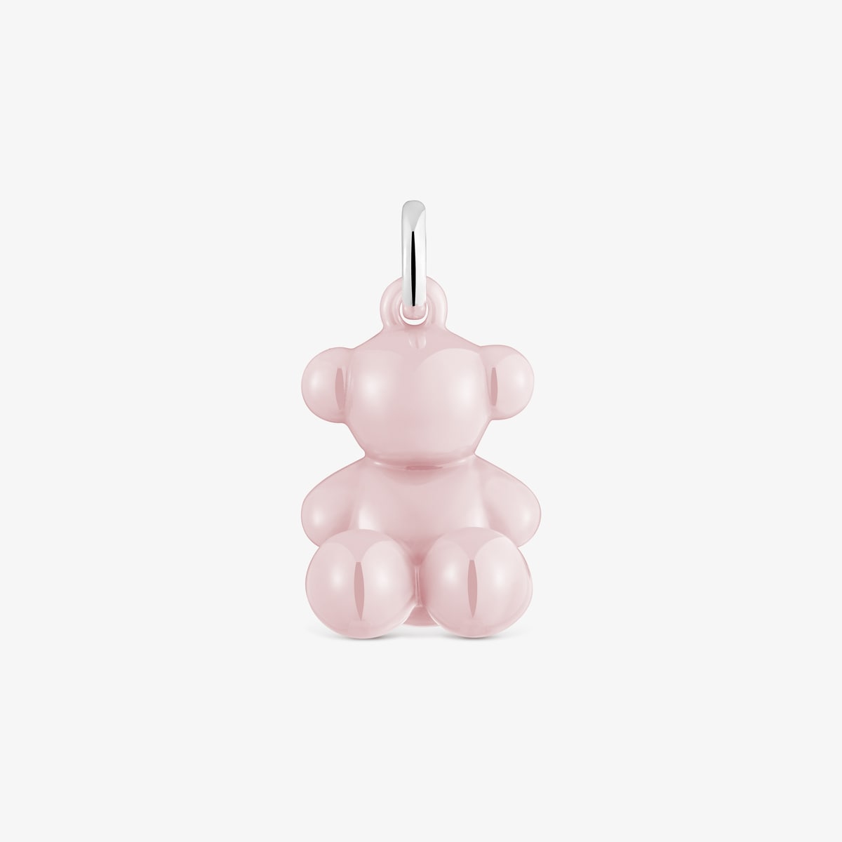 Tous - Colgante Oso De Plata Y Cerámica Rosa Bold Bear - Rosa