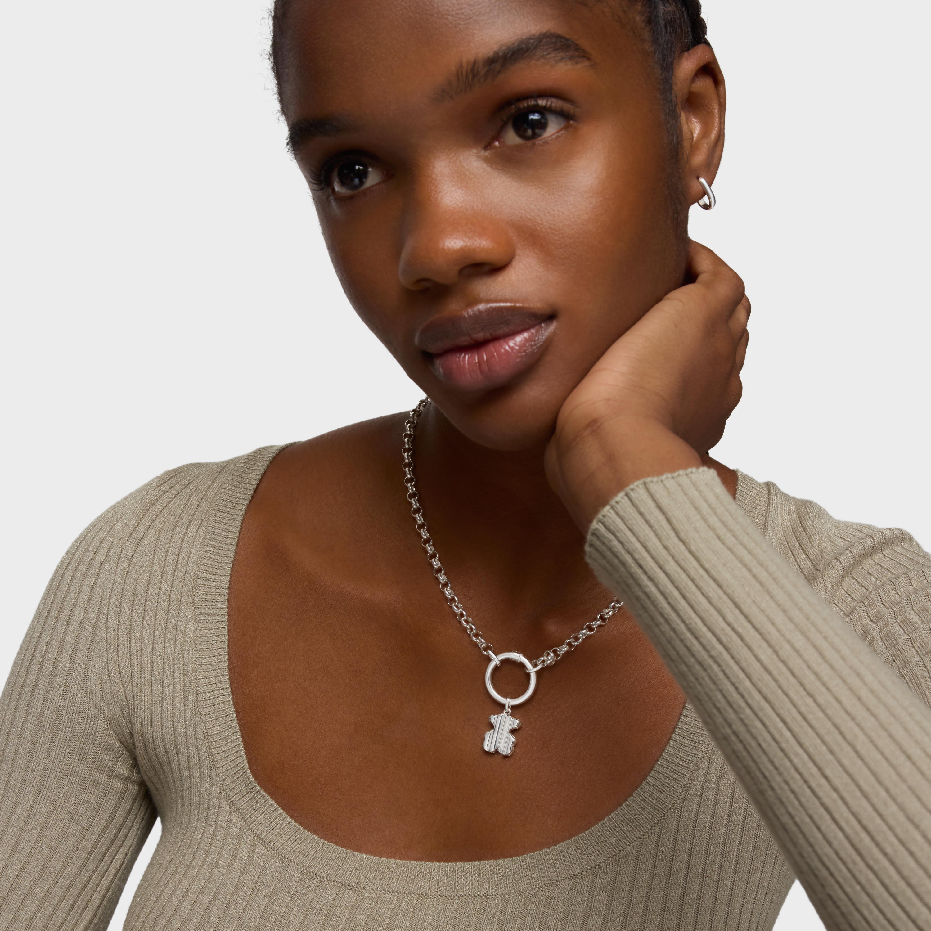 Silver Pendant TOUS Sweet 40s