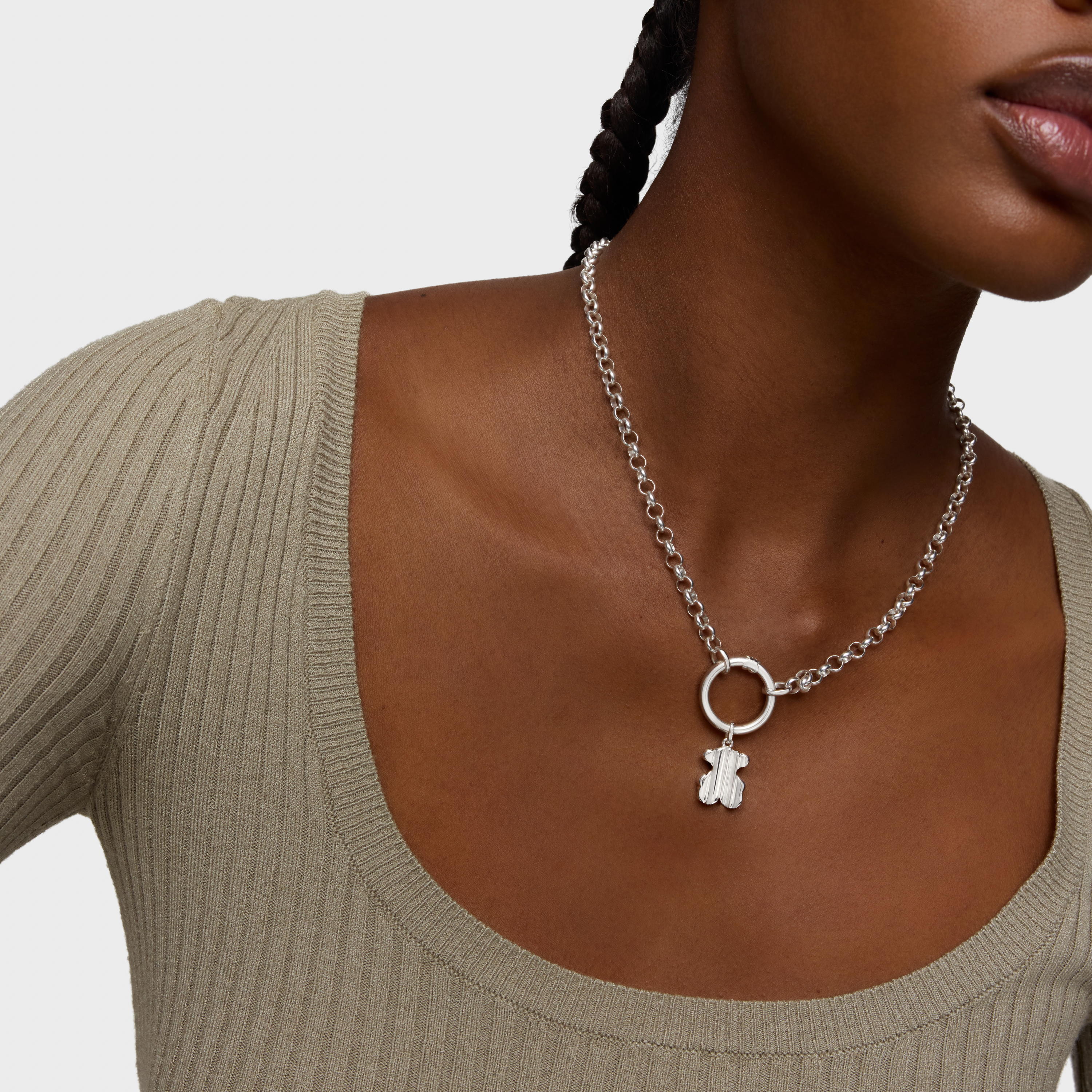 Silver Pendant TOUS Sweet 40s