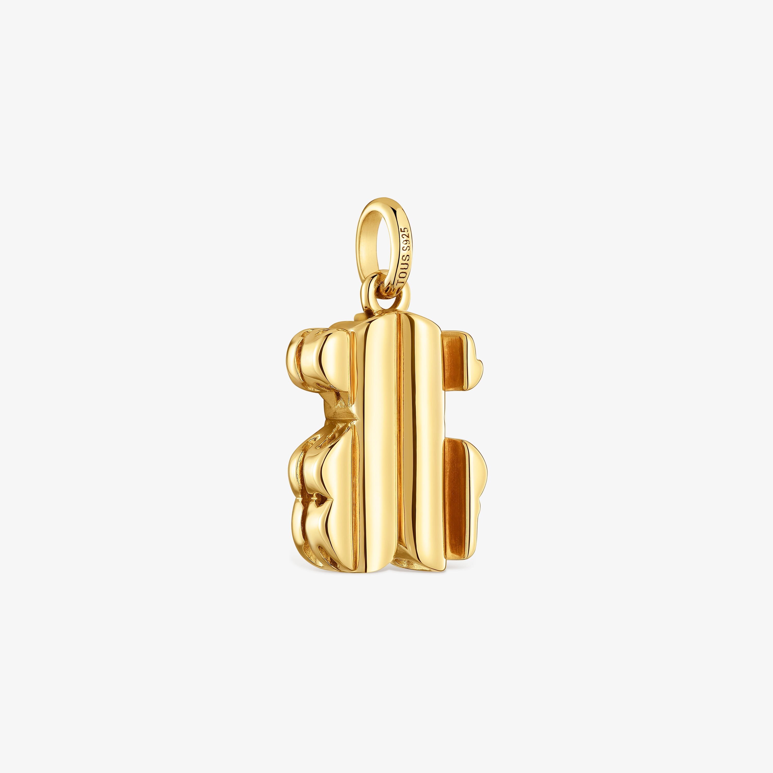 Pendant with 18K gold vermeil TOUS Sweet 40s