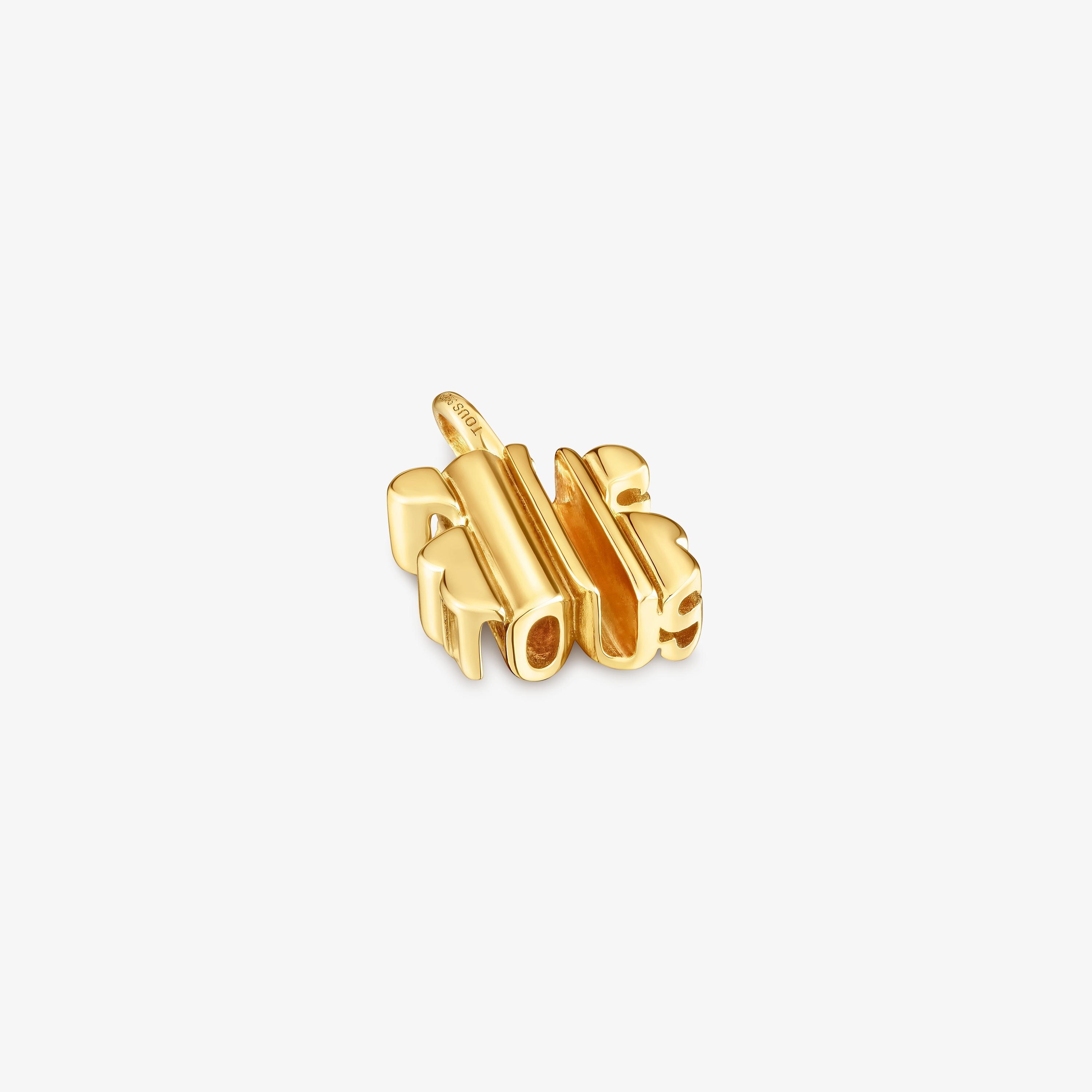 Pendant with 18K gold vermeil TOUS Sweet 40s