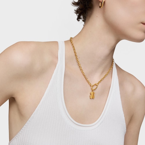 Colgante con baño de oro 18 kt sobre plata TOUS Sweet 40s