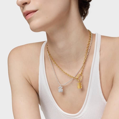 Colgante con baño de oro 18 kt sobre plata TOUS Sweet 40s