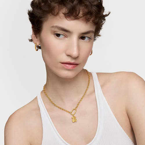 Colgante con baño de oro 18 kt sobre plata TOUS Sweet 40s