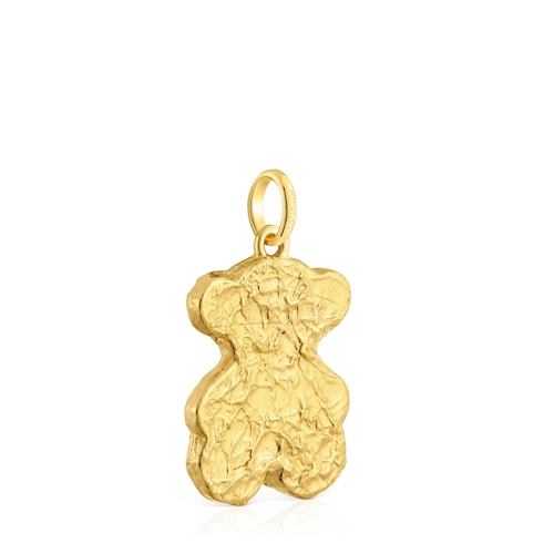 Colgante oso con baño de oro 18 kt sobre plata bombón Sweet Dolls