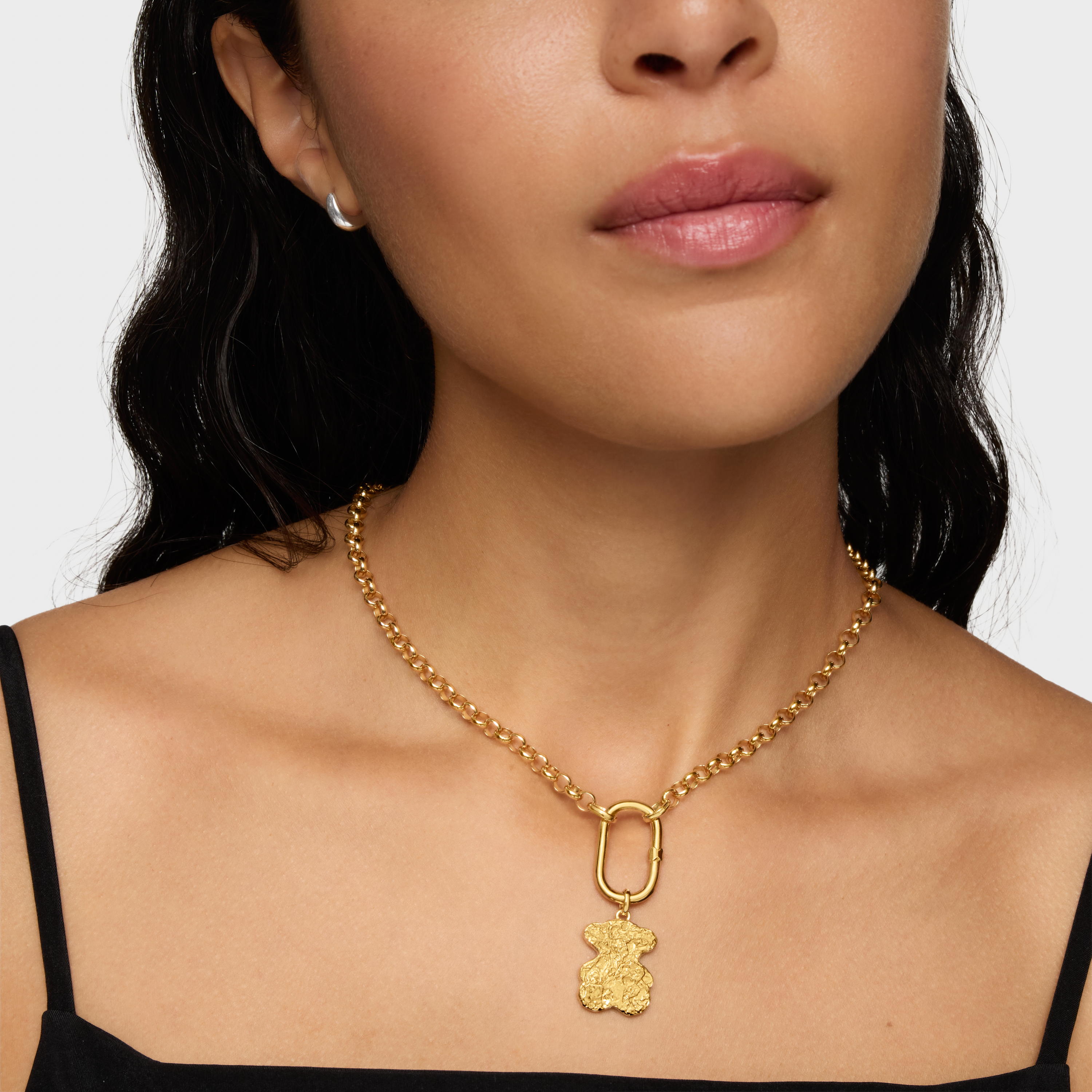 Bear Pendant with 18K gold vermeil bonbon Sweet Dolls