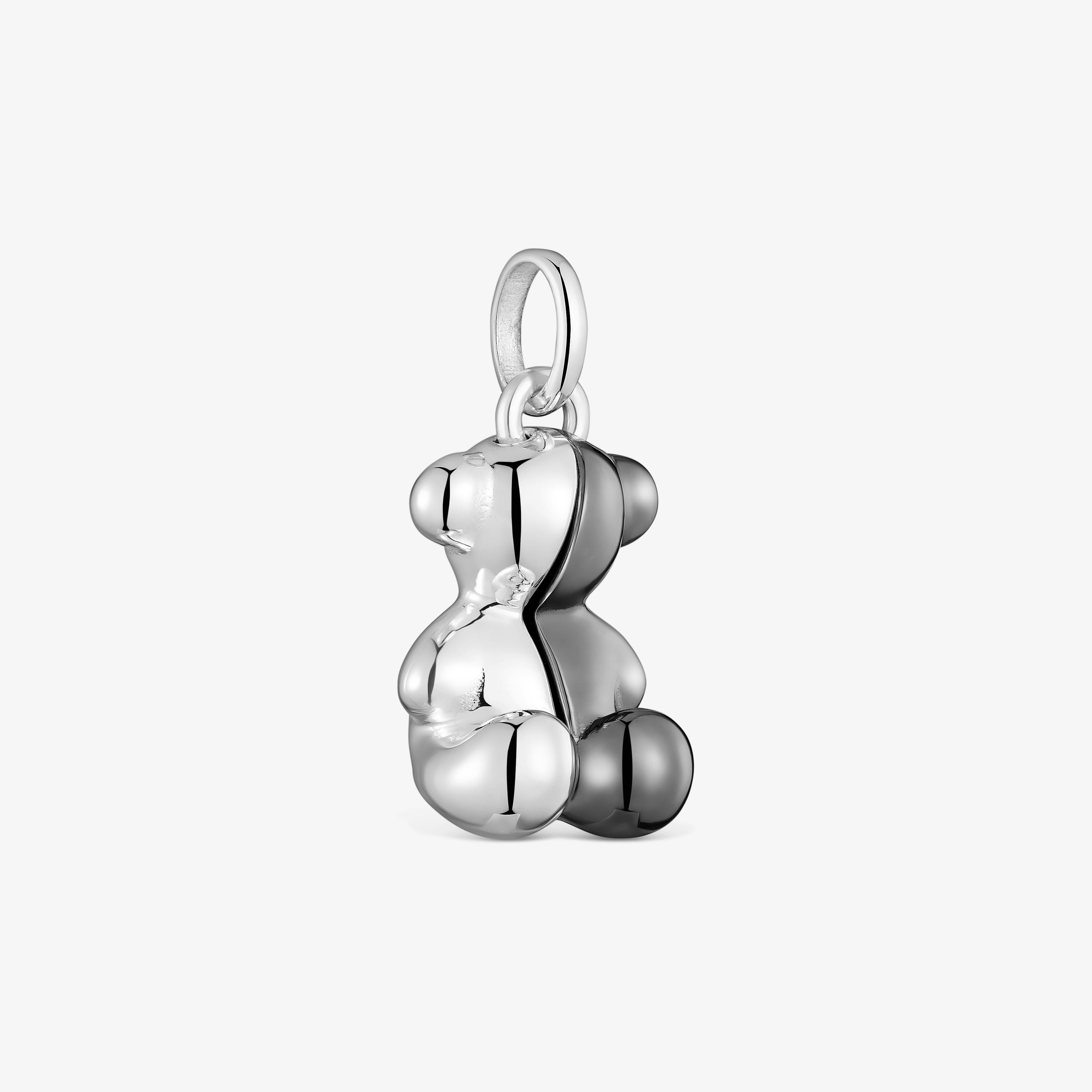 Silver and dark silver Pendant My Other Half