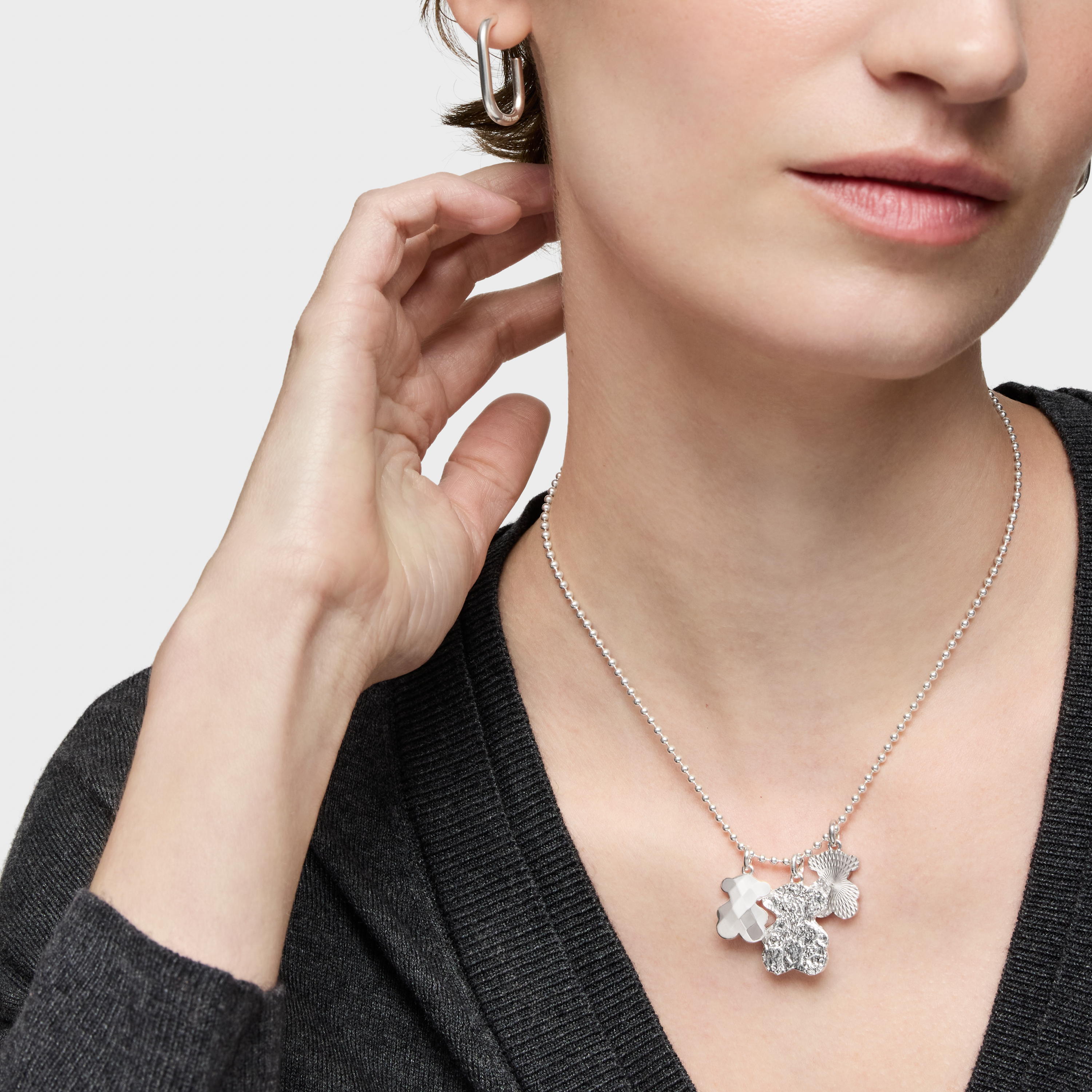 Silver bear Pendant bonbon Sweet Dolls | TOUS
