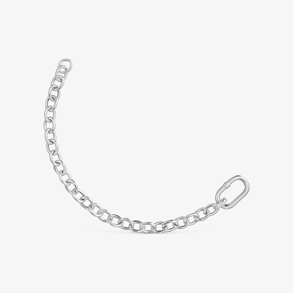 Tous - Pulsera Cadena De Plata Y Anilla Hold Oval - Plateado