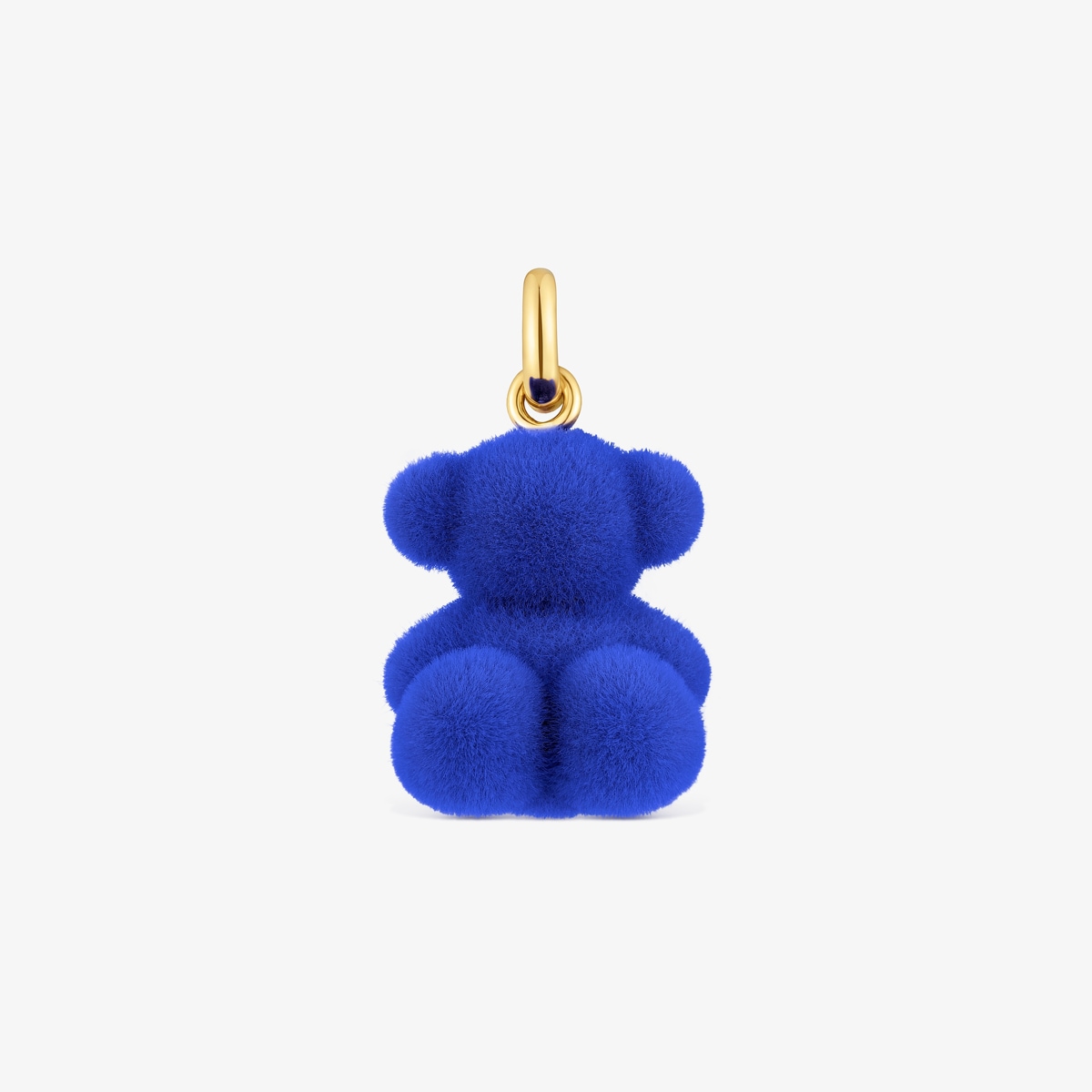 Tous - Colgante Oso Velvet En Color Azul Con Baño De Oro 18 Kt Sobre Plata Bold Bear - Azul