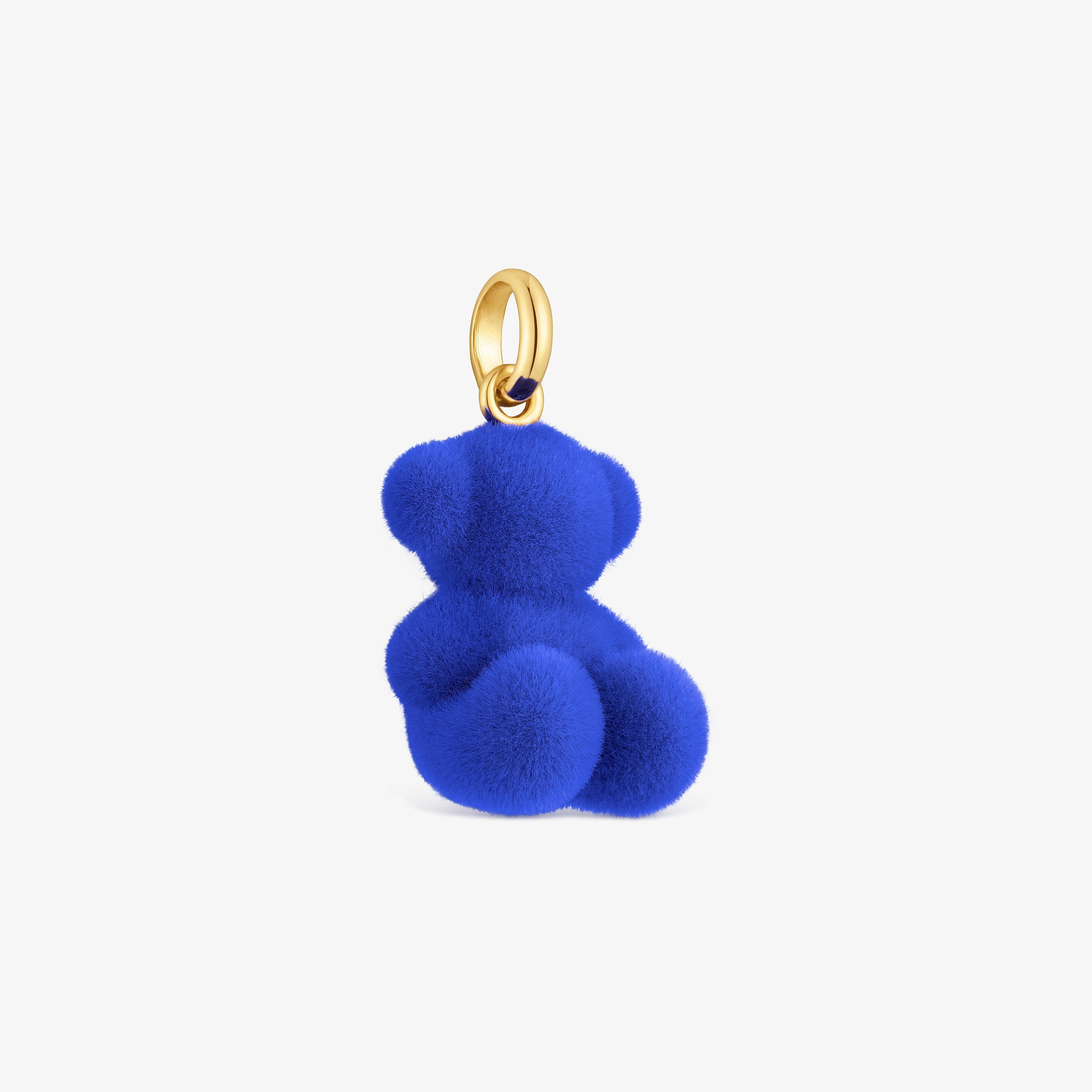 velvet bear Pendant with 18kt gold plating over silver Bold Bear