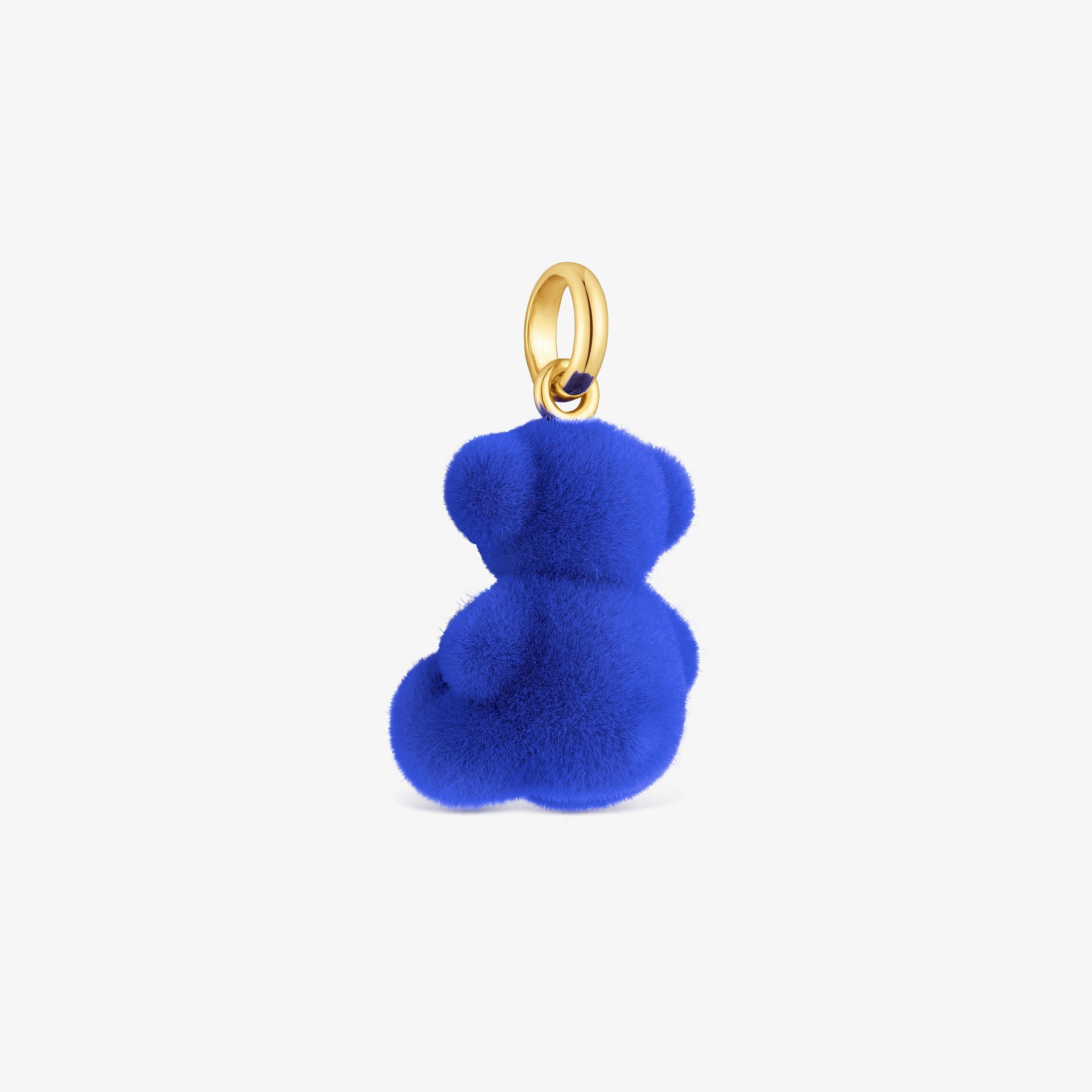 velvet bear Pendant with 18kt gold plating over silver Bold Bear